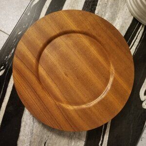 Vintage Danish 6 Teak Wood Plate